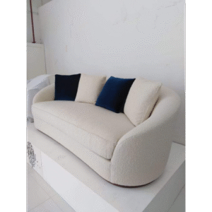 Sofá curvo de 3 plazas